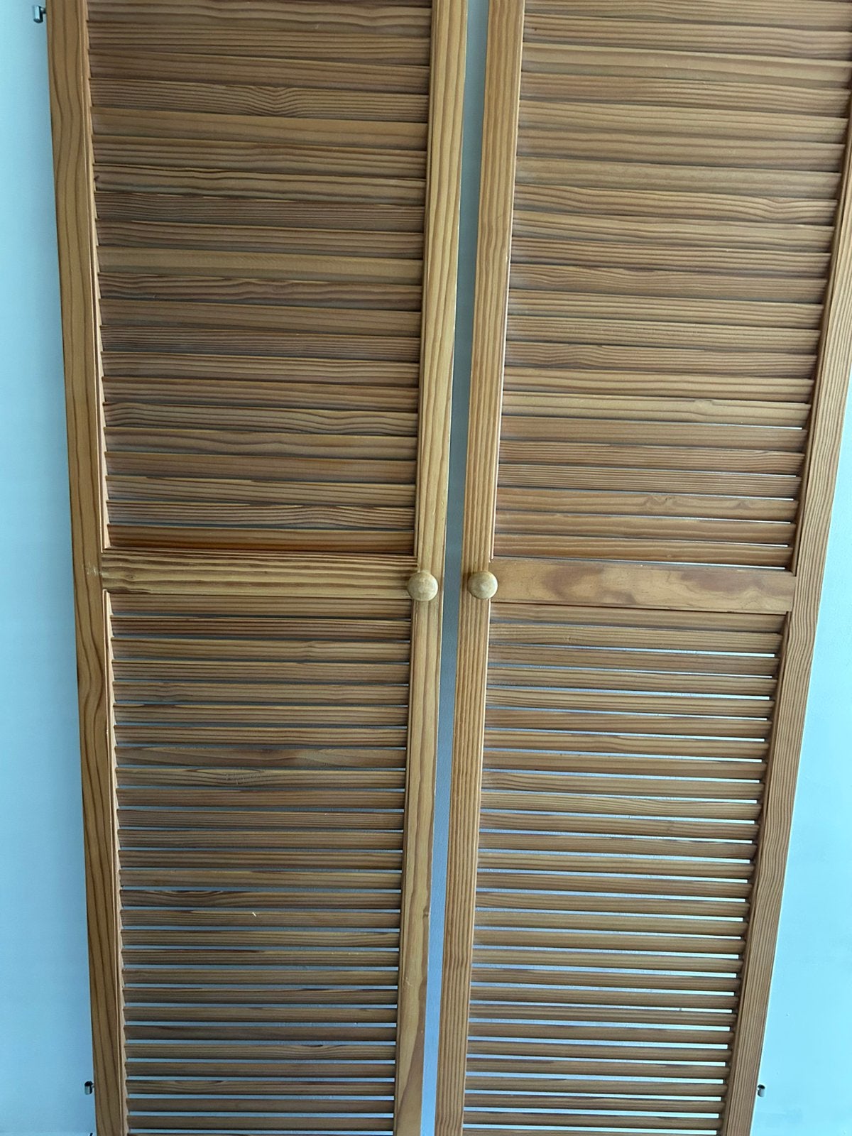 2 louvre kastdeuren passend op Ikea Pax kast 200x50, Ophalen, Gebruikt, 200 cm of meer, 50 tot 100 cm