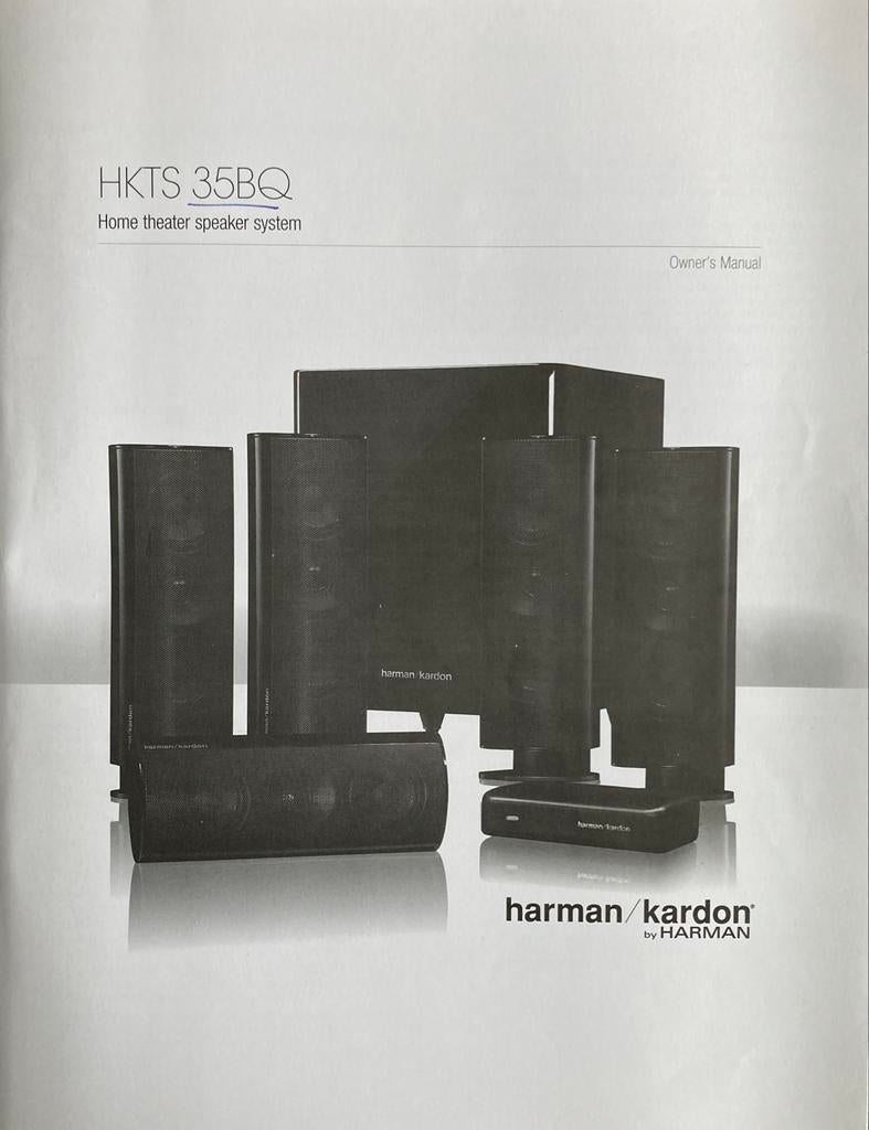 Harman Kardon HKTS 35BQ 5.1 Home Theater Systeem, 70 watt of meer, Zo goed als nieuw, 5.1-systeem, Ophalen