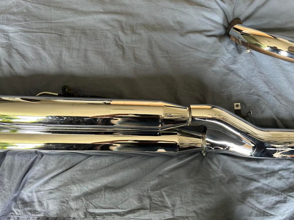 2008 Fatbob orginele uitlaat, Motoren, Ophalen of Verzenden, Gebruikt