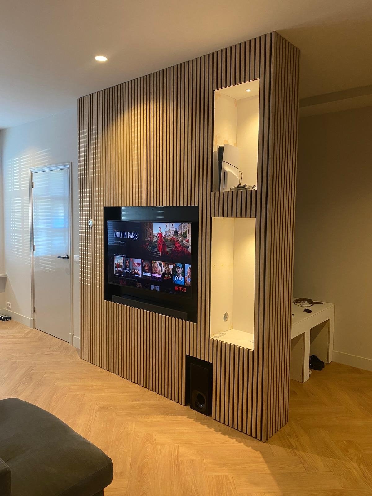 Op maat gemaakte Cinewall - Zo goed als nieuw, 200 cm of meer, Ophalen of Verzenden, Zo goed als nieuw, 25 tot 50 cm
