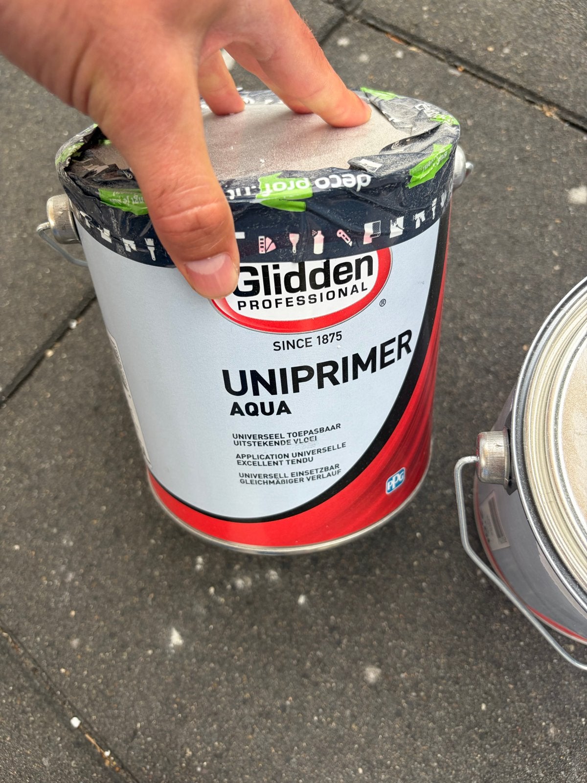 Glidden Uniprimer Aqua - Universeel Grondverf, Doe-het-zelf en Verbouw, Verf, Beits en Lak, Ophalen, Wit, Nieuw, Verf