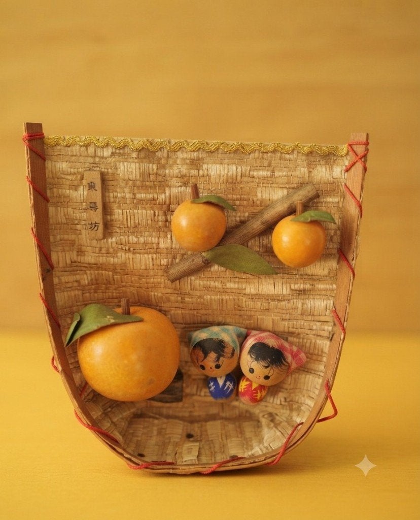 Vintage kokeshi arrangement, Antiek en Kunst, Kunst | Niet-Westerse kunst, Pop, Japan, Hout, Meerkleurig, Geschilderd, Handgemaakt