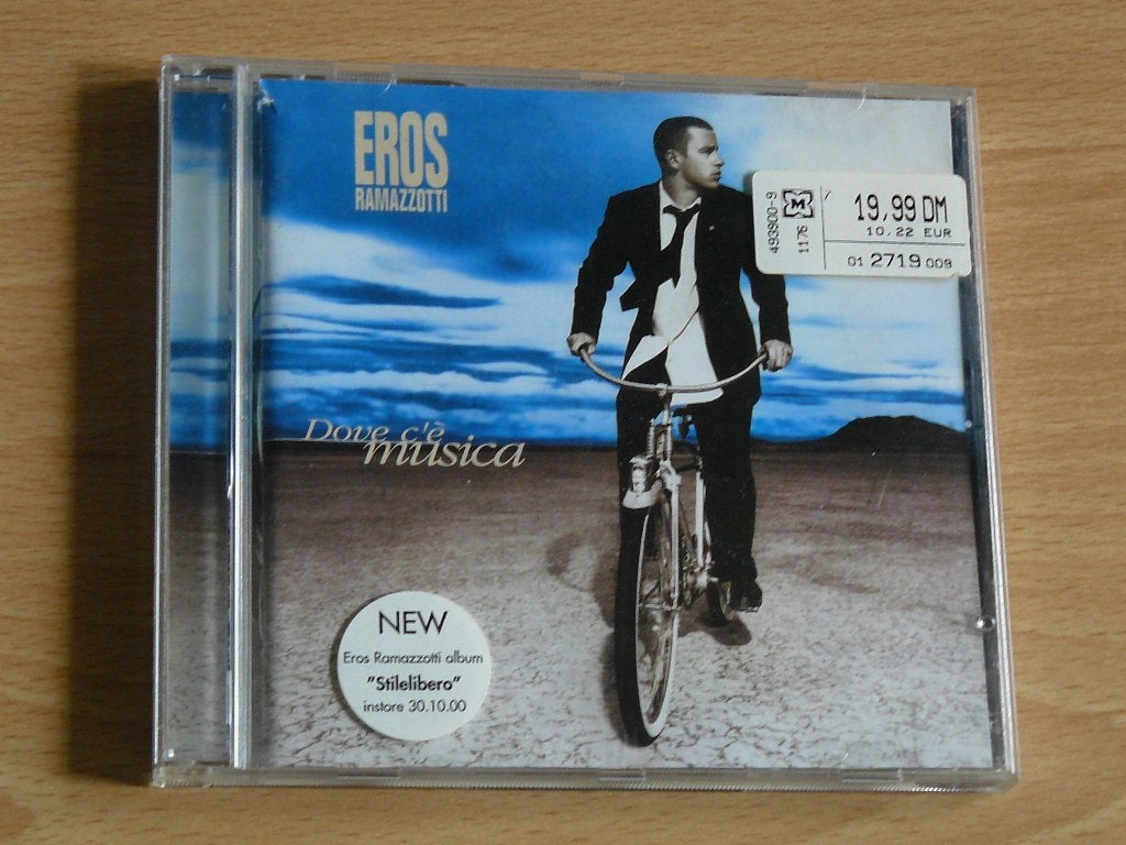 CD Eros Ramazzotti - Dove c'e musica, Verzenden, Gebruikt
