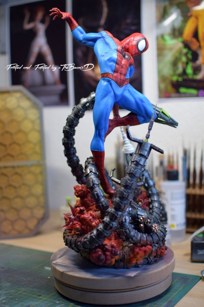 1/4 Scale Spiderman Diorama, Ophalen of Verzenden, Nieuw