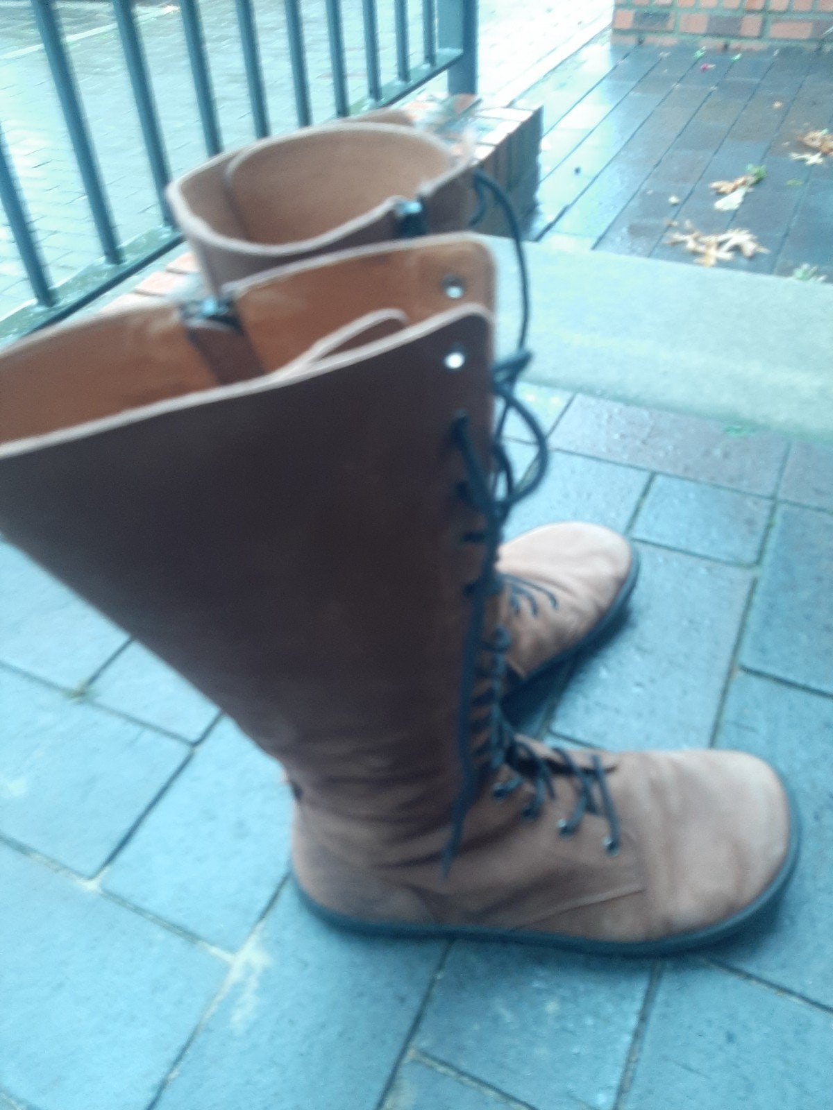 Koel barefoot hoge laarzen m41, Hoge laarzen, Ophalen of Verzenden, Gedragen, Rood