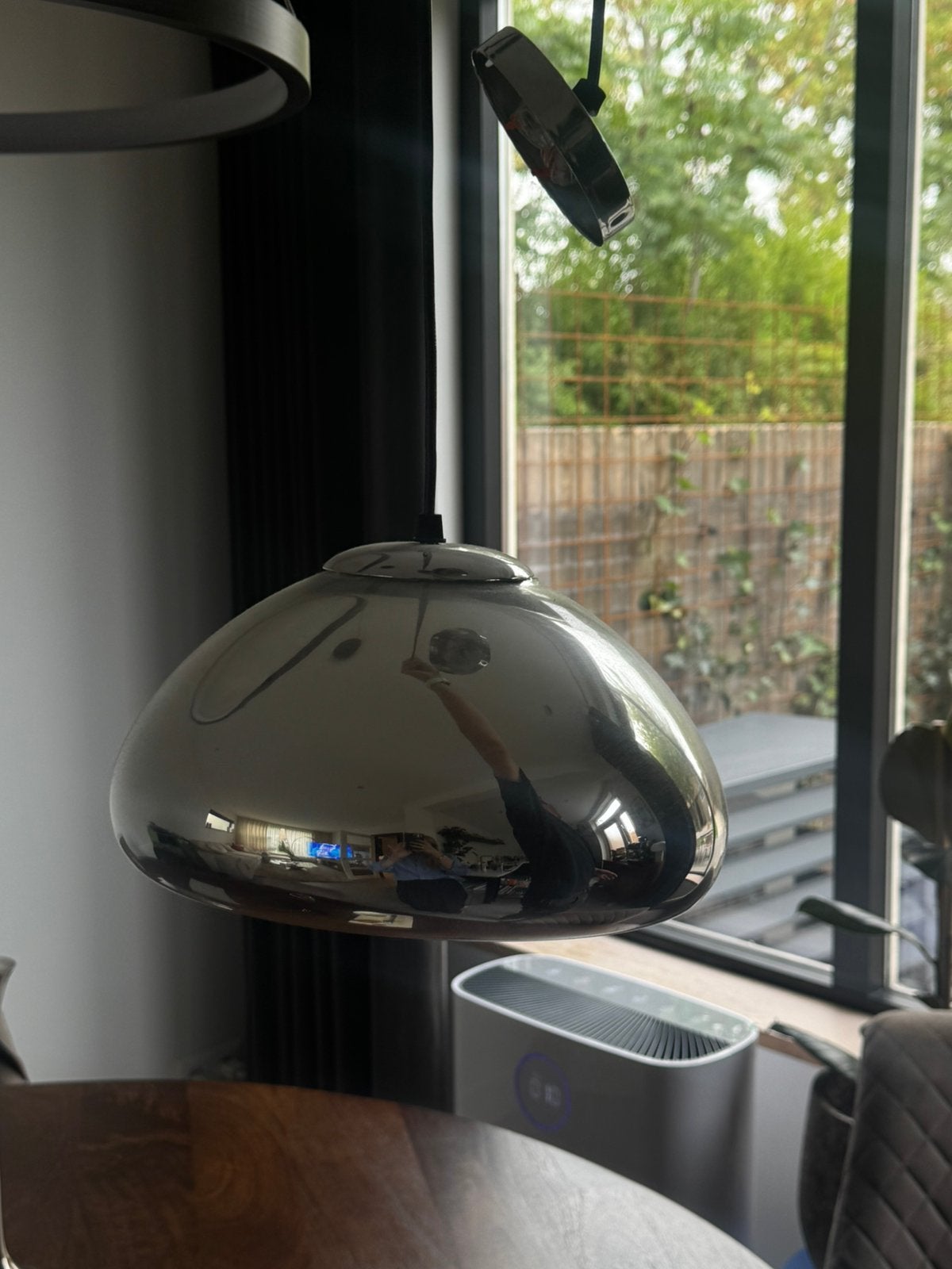 Hanglamp chrome, Huis en Inrichting, Ophalen, Zo goed als nieuw