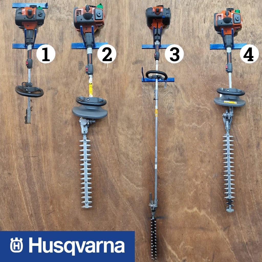 Diverse gebruikte Husqvarna stokheggenscharen/motorunits, Ophalen of Verzenden, Gebruikt, Benzine, Husqvarna