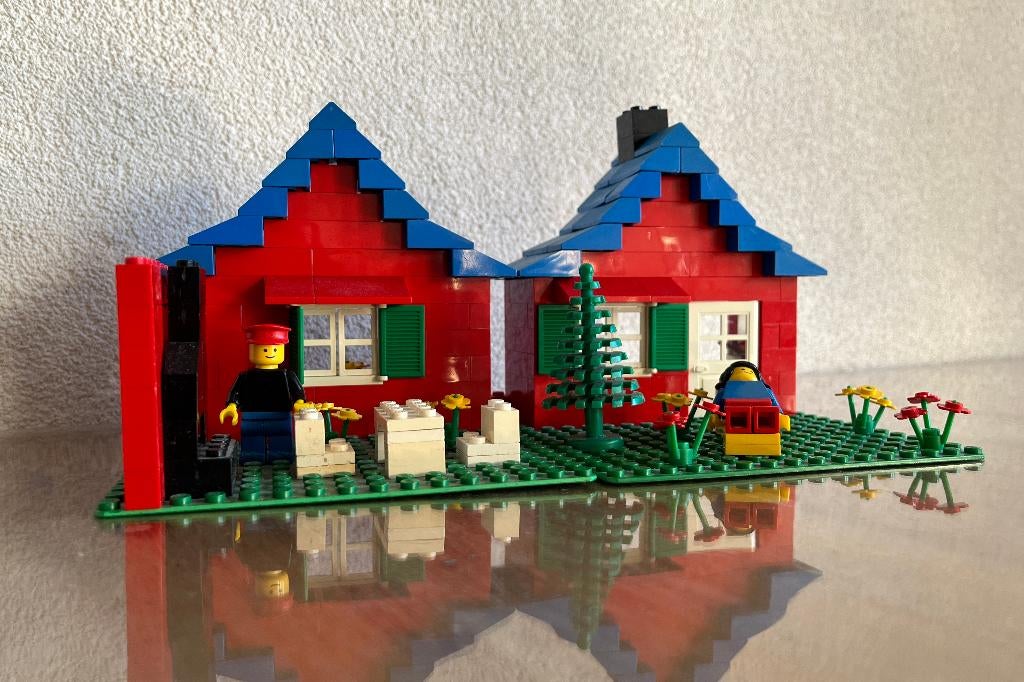 Lego: Woonhuis met tuin (376), Gebruikt, Lego, LEGOLAND, Complete set