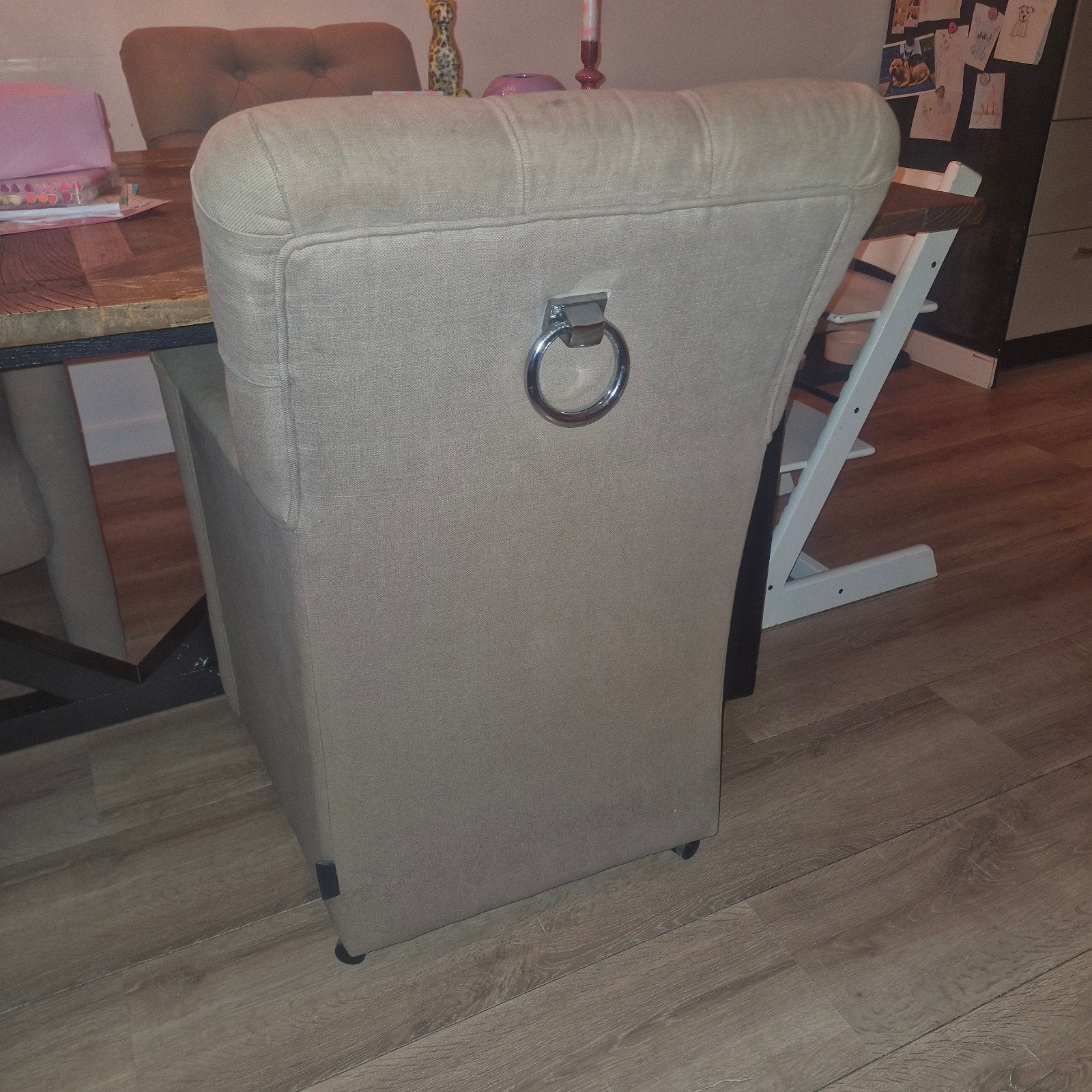 t.e.a.b. 4x Urban Sofa Eettafel Fauteuils Taupe met Zilveren, Ophalen, Gebruikt, Overige kleuren, Vier