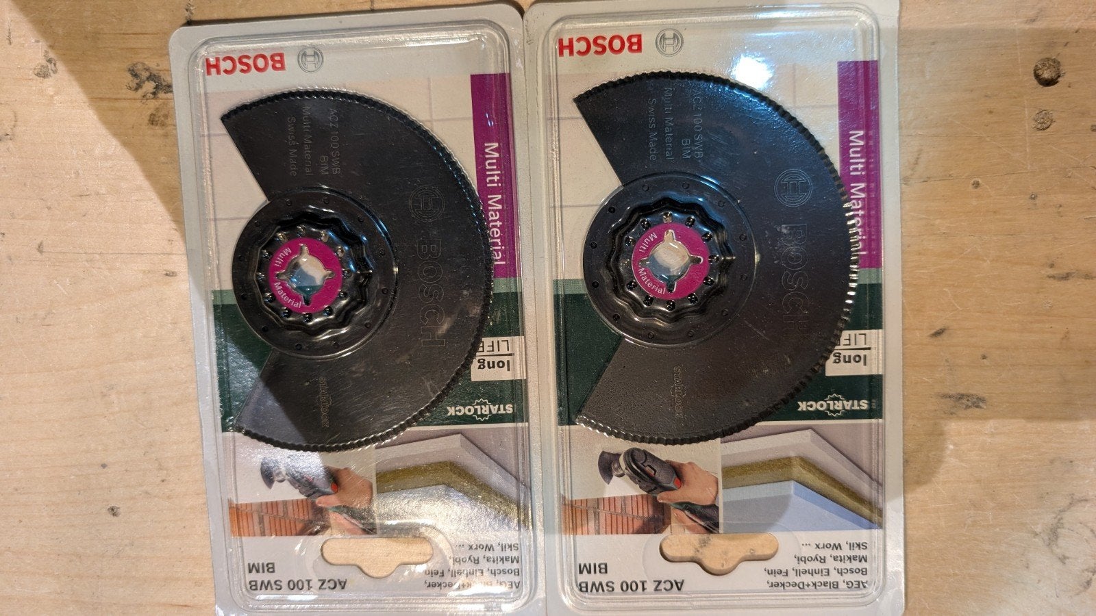 2x Bosch Starlock Multi Material zaagbladen nieuw, Ophalen of Verzenden, Nieuw, Snijgereedschap, Bosch