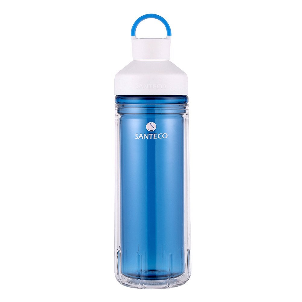 Drinkfles 590ml | Santeco Dubbelwandig Tritan | BPA Vrij, Ophalen, Nieuw