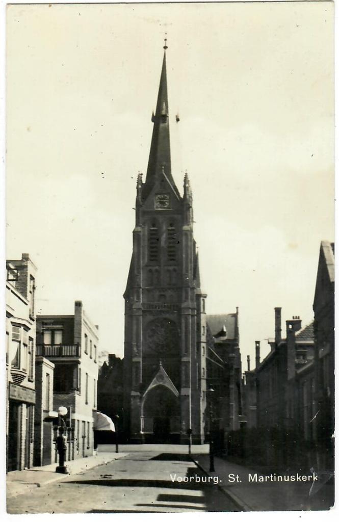 Voorburg - St. Martinuskerk, Verzenden, 1960 tot 1980, Gelopen, Zuid-Holland