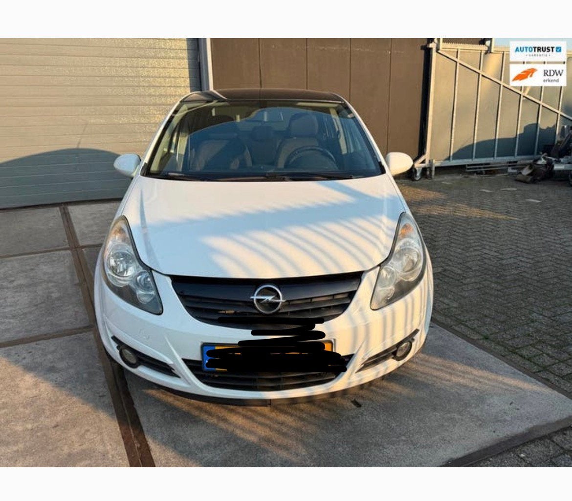 Opel Corsa 1.2 16V 3D WR 2008 Wit, Auto's, Opel, Particulier, Corsa, Benzine, B, Hatchback, Handgeschakeld, Origineel Nederlands