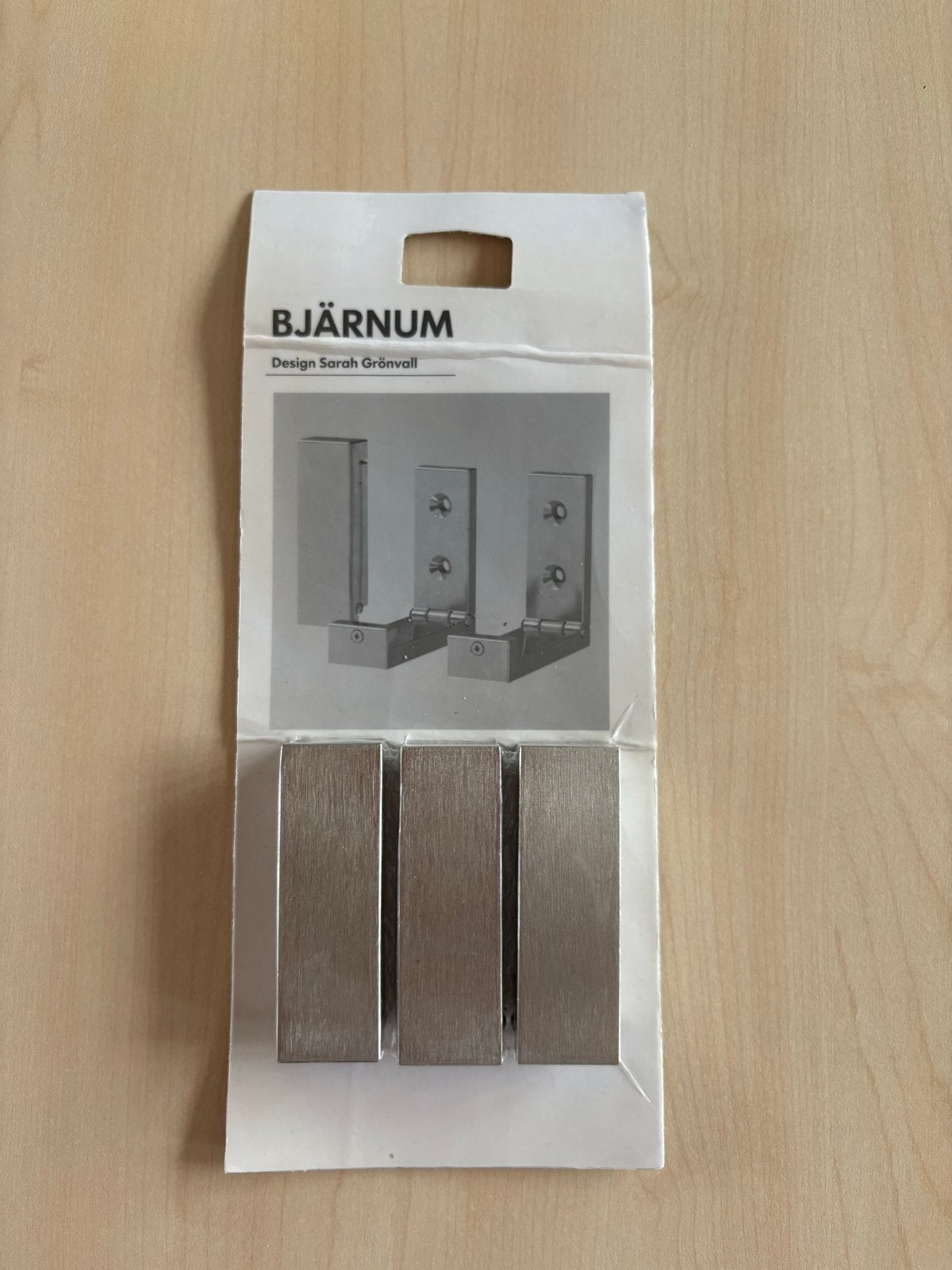 IKEA BJÄRNUM opvouwbare haken - 3 stuks, Wandhaken, Nieuw, Ophalen of Verzenden, Minder dan 100 cm