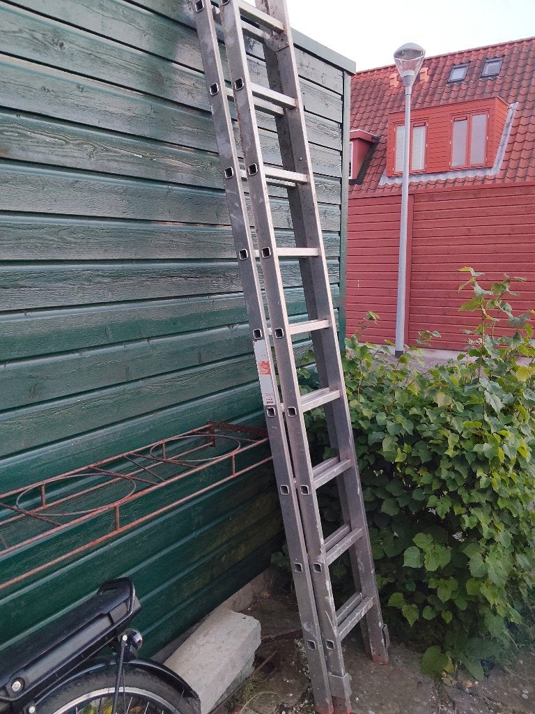 Krause Stabilo schuifladder, Gebruikt, Ophalen of Verzenden, Ladder, Opvouwbaar of Inschuifbaar