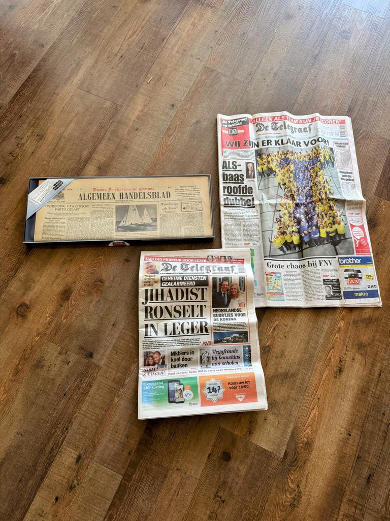 De Telegraaf: Historische Uitgaven (1943, 2014), Verzamelen, Ophalen of Verzenden, 1940 tot 1960, Nederland, Krant