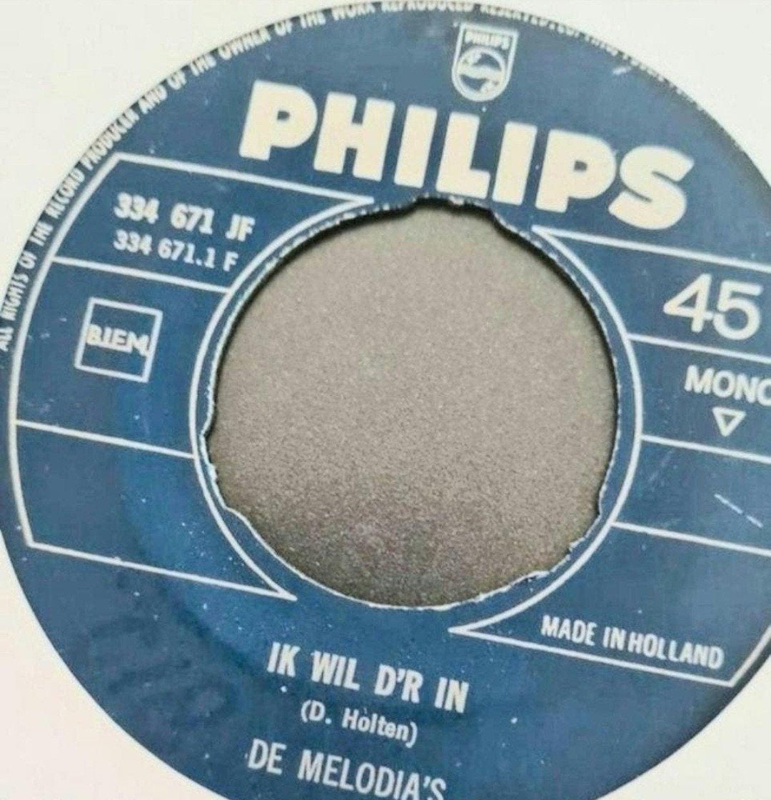 DE MELODIA'S - IK WIL D'R IN, Ophalen of Verzenden, Gebruikt, Nederlandstalig