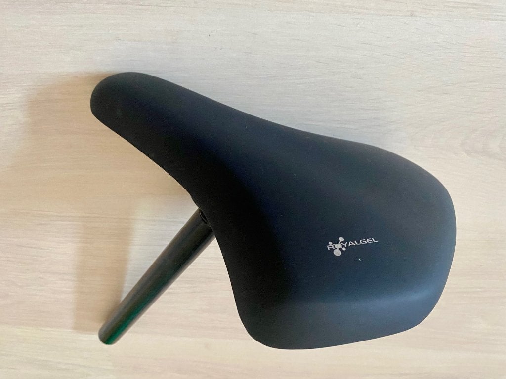Zwart Fietszadel Selle Royal - Essenza+ - royalgel - Flexite, Elektrische fiets, Ophalen of Verzenden, Zo goed als nieuw, Zadel
