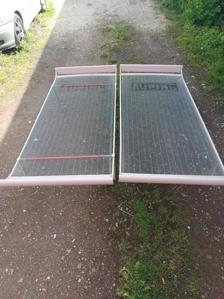 2x Vintage Auping Cleopatra 1-persoons bedden, Ophalen, Gebruikt