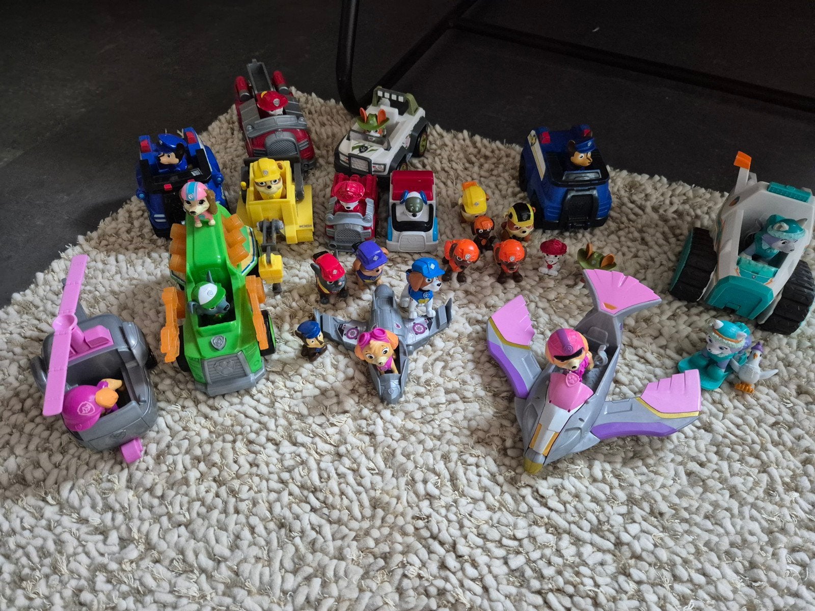 Paw Patrol speelgoedcollectie met voertuigen en figur, Ophalen, Gebruikt