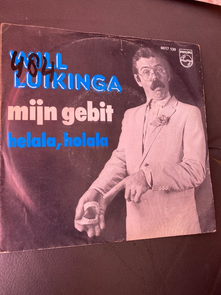 Will Luikinga - Mijn Gebit / Helala, Holala (7 inch single), Cd's en Dvd's, Vinyl Singles, Gebruikt, 7 inch, EP, Humor en Cabaret