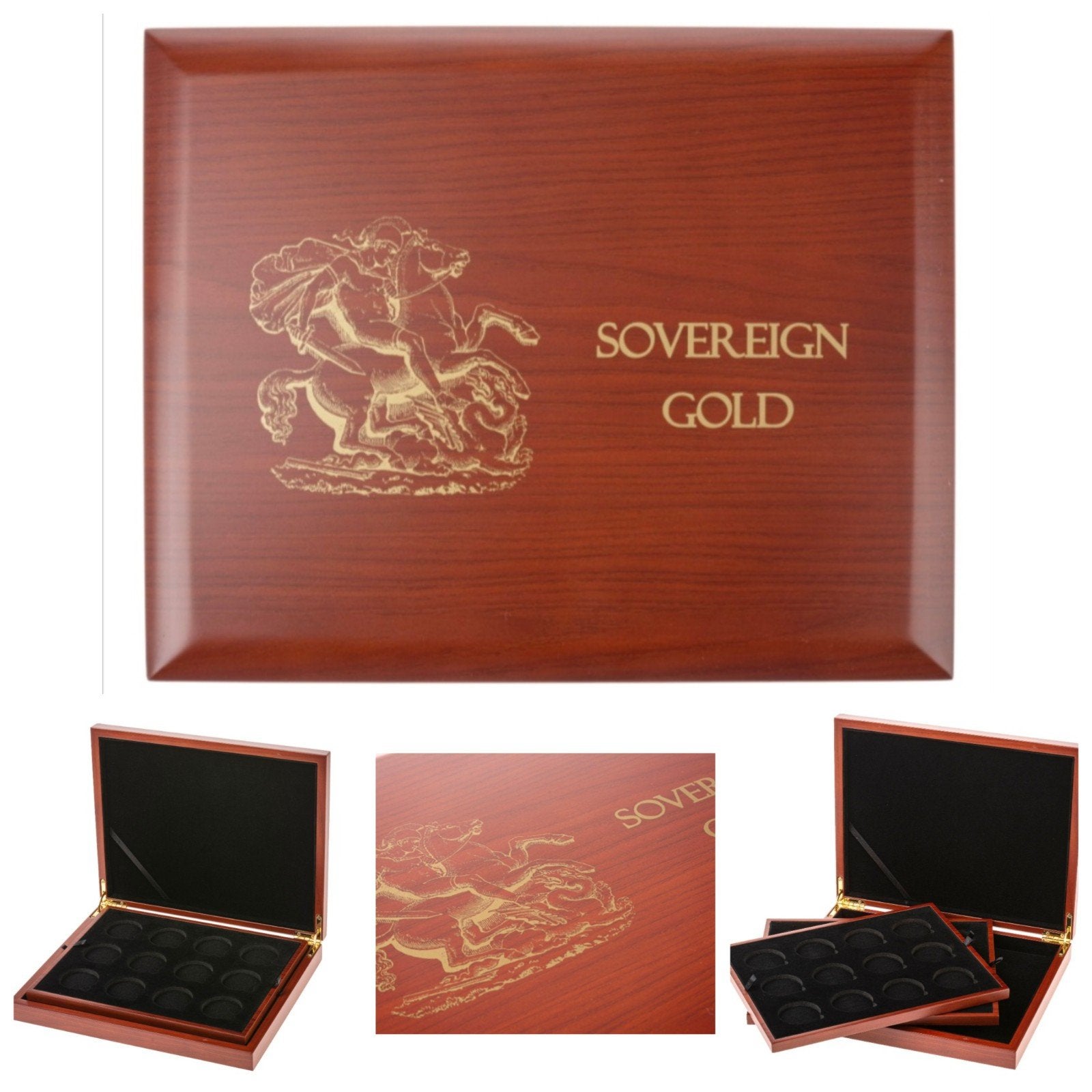 Sovereign muntenbox voor gouden munten, Postzegels en Munten, Ophalen of Verzenden, Goud