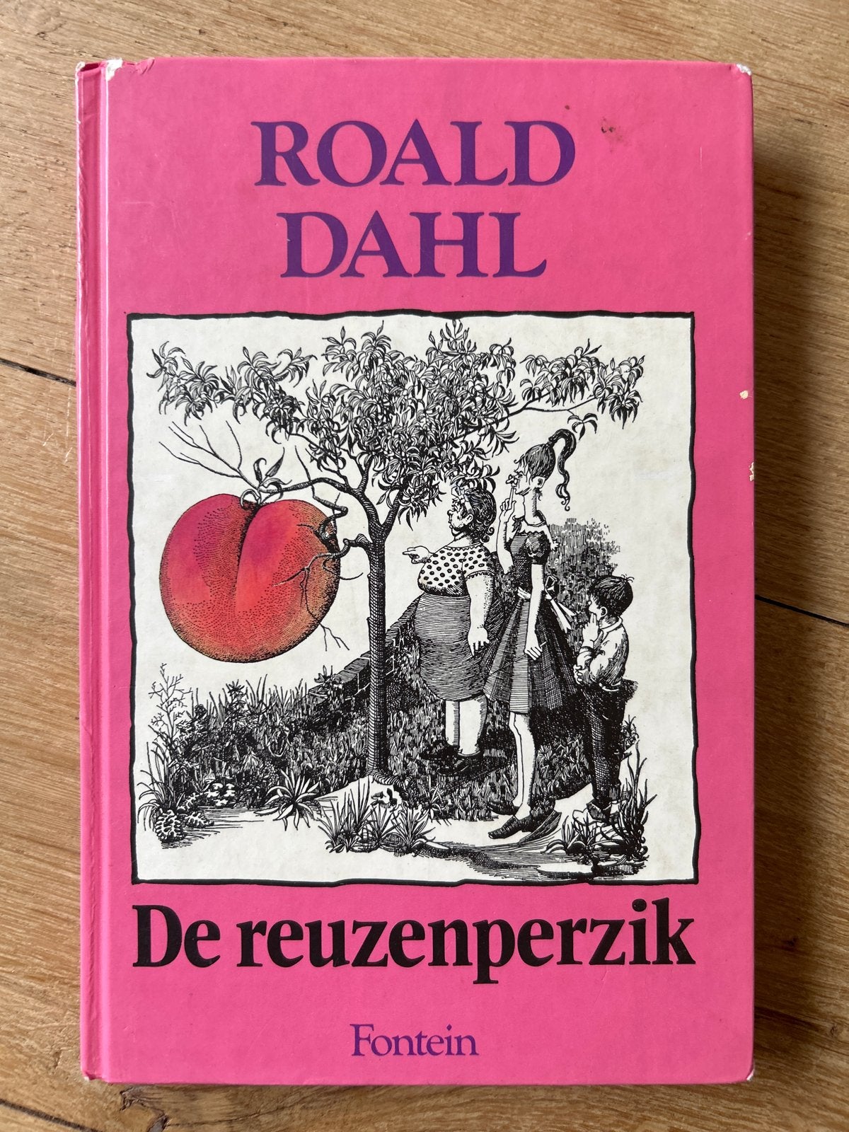 Roald Dahl - De reuzenperzik (kinderboek), Ophalen of Verzenden, Gelezen, Fictie algemeen