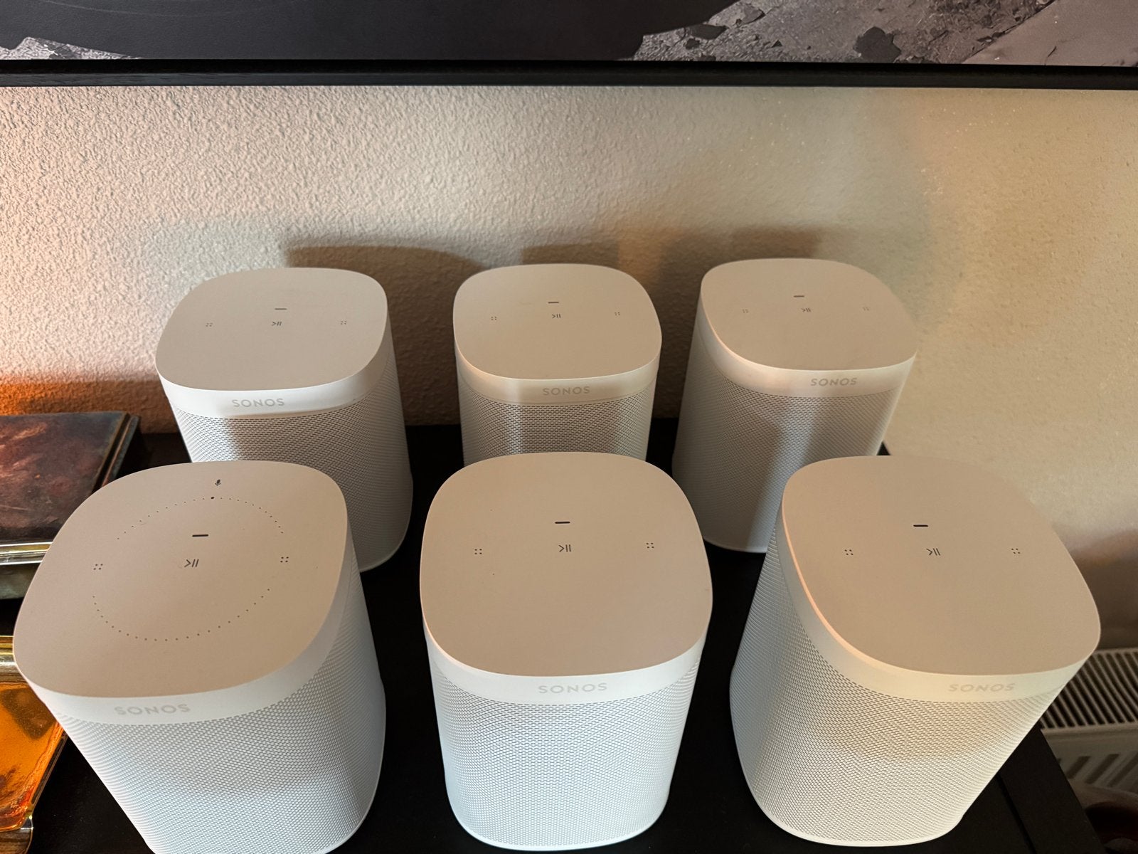 6x Sonos One Wit - Perfect voor Multi-Room Audio