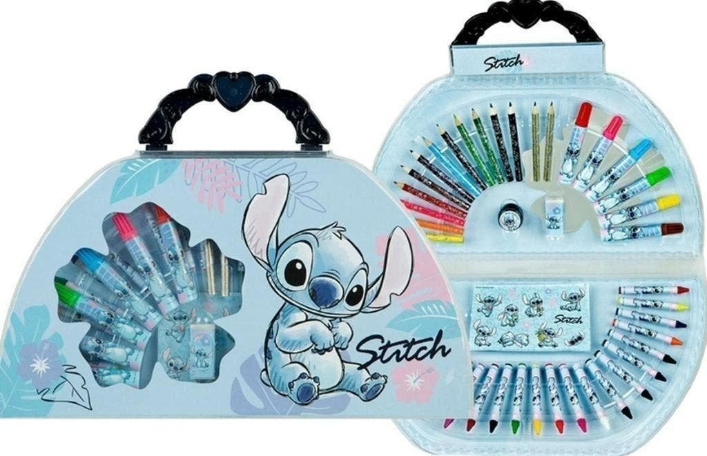 Stitch Tekenkoffer - 51 Delig - Disney Knutselkoffer, Kinderen en Baby's, Knutselen, Nieuw, Ophalen of Verzenden, Nvt