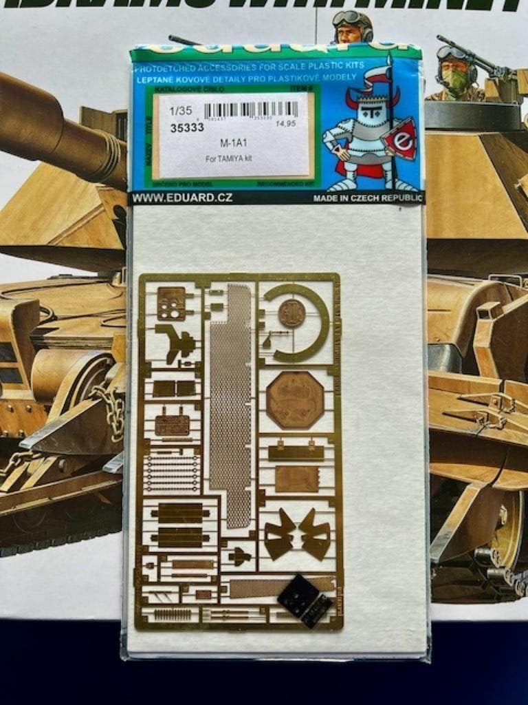 Eduard	35333	M1A1 -  Tamiya 35158	1/35, Tank, Verzenden, 1:32 tot 1:50, Nieuw