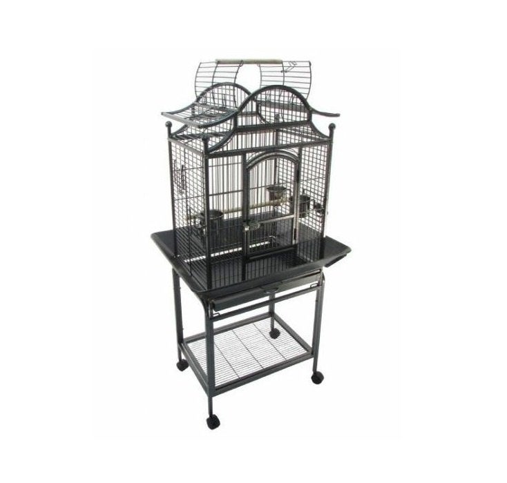 Papegaaienkooi Bologna Vogelkooi met Wielen - 56x42x145 cm, Dieren en Toebehoren, Ophalen of Verzenden, Nieuw, Metaal, Vogelkooi