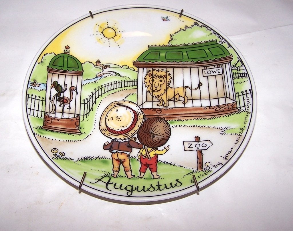 Joan Walsh Anglund August Collector's Plate Ebeling & Reuss, Ophalen of Verzenden