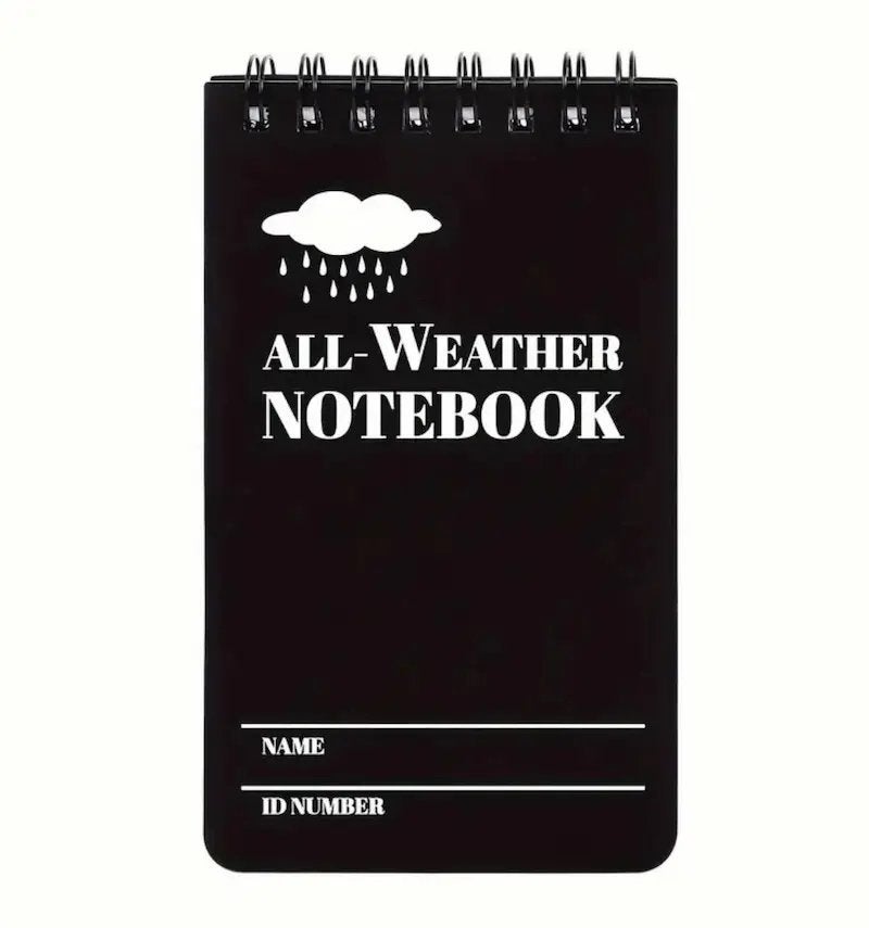 Waterproof Notitieblok|Outdoor Notitieboekje Groen of Zwart, Ophalen of Verzenden, Nieuw
