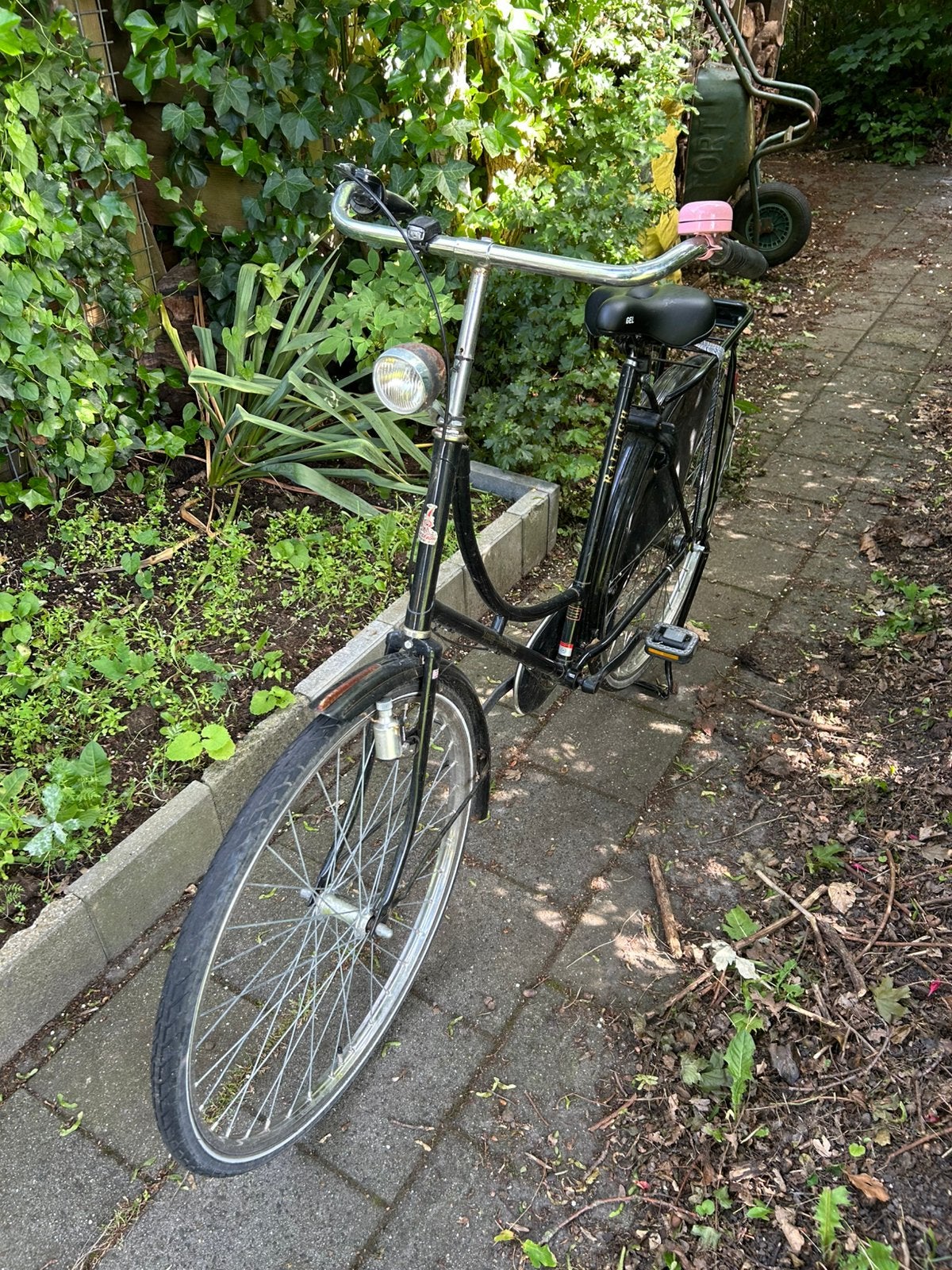 Raleigh fiets, Ophalen, Gebruikt, Terugtraprem, Versnellingen