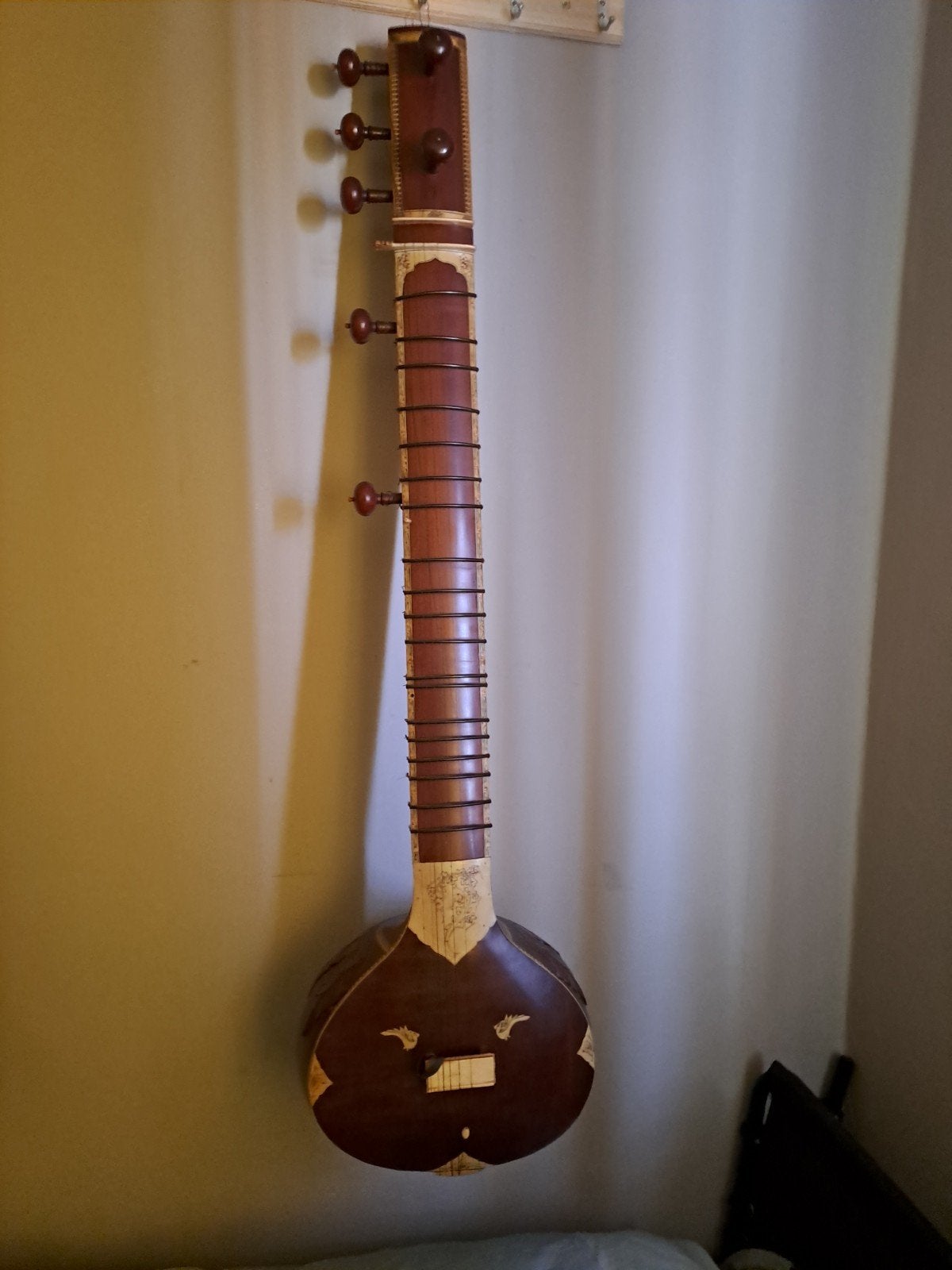 Sitar en Saz (Turkse Luit) met hoes, Ophalen of Verzenden, Gebruikt, Luit, Saz of Bouzouki