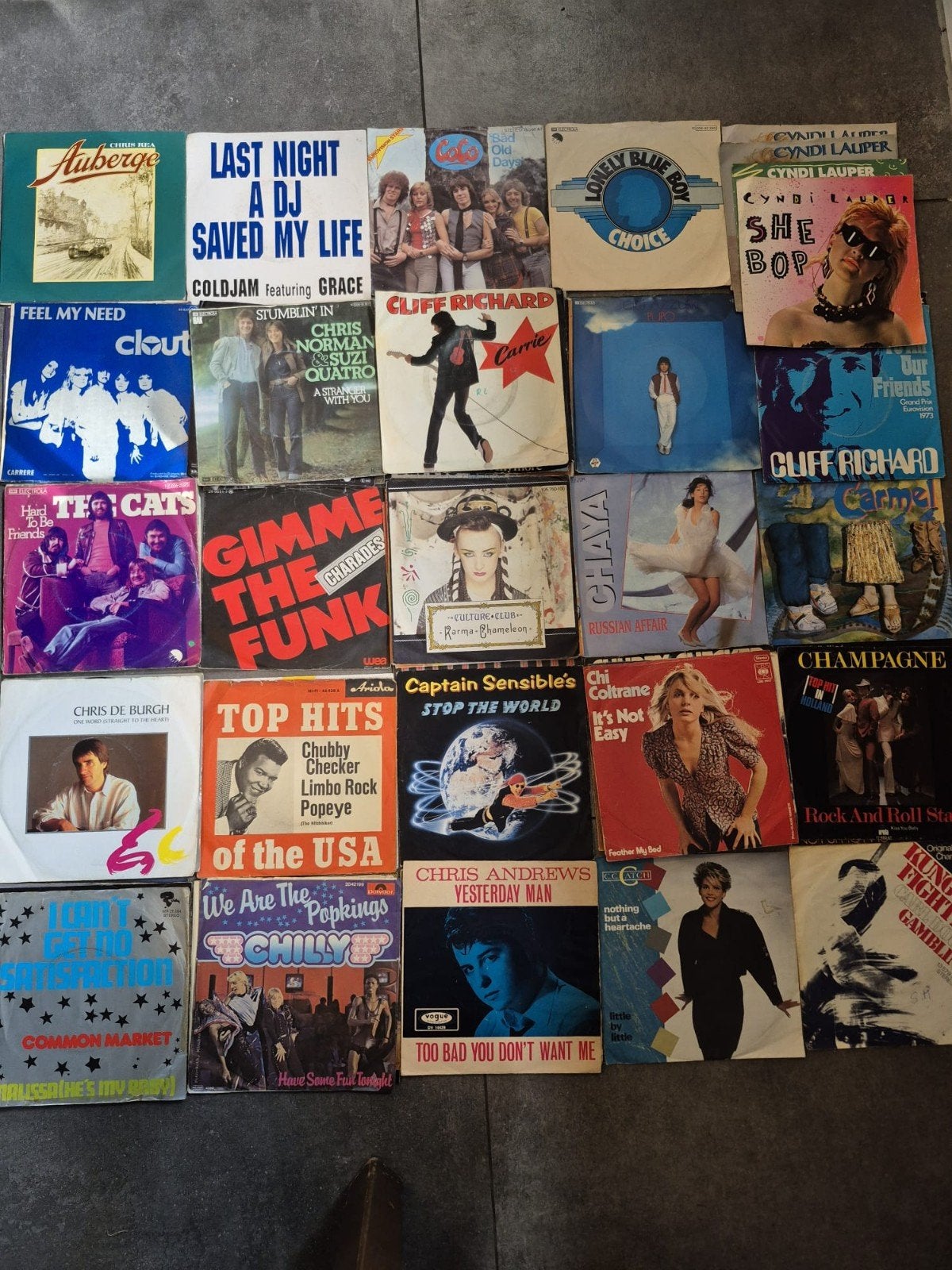 Foto 8 van Grote collectie 1245 stuks 7 inch vinyl singles- pop, rock..