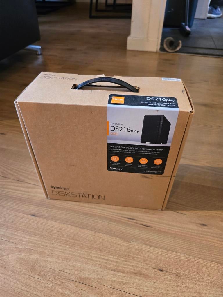 Synology DiskStation DS216play NAS, Computers en Software, NAS, Ophalen, Gebruikt