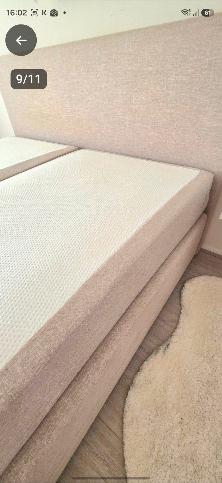 2 matrassen Eastborn 90cmx 210cm, Ophalen, 90 cm, Eenpersoons, 210 cm