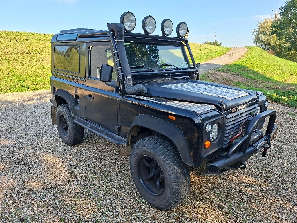 Land Rover Defender 1990, Zwart, 3.9 liter V8 Automaat, 6p, Auto's, Automaat, 3900 cc, Zwart, Defender