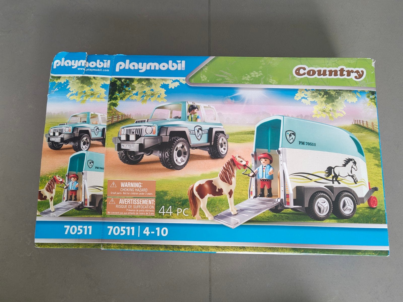Playmobil Country Jeep met paardentrailer (70511), Ophalen, Zo goed als nieuw