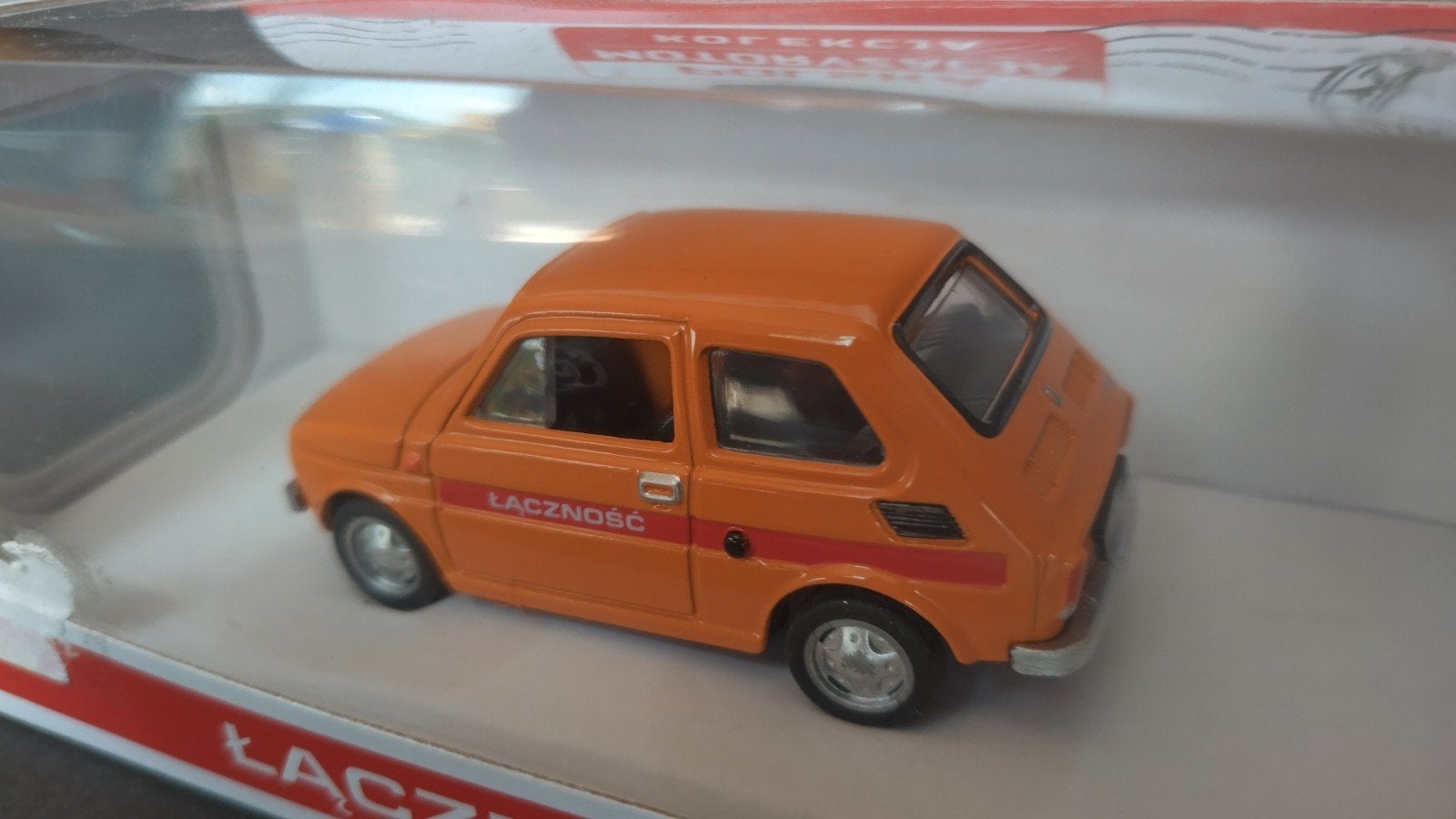 Fiat 126 P Polski Lacznosc 1:43 motoryzacja, Overige merken, Auto, Verzenden, .