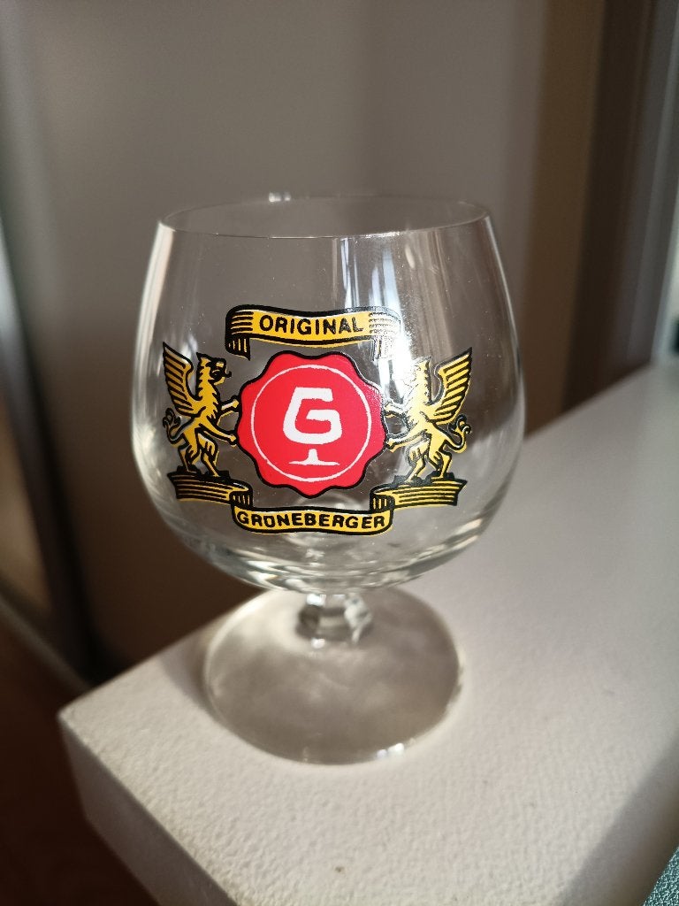 Grüneberger Proefglaasje 7 cl., Verzamelen, Biermerken, Ophalen of Verzenden, Zo goed als nieuw, Glas of Glazen, Overige merken