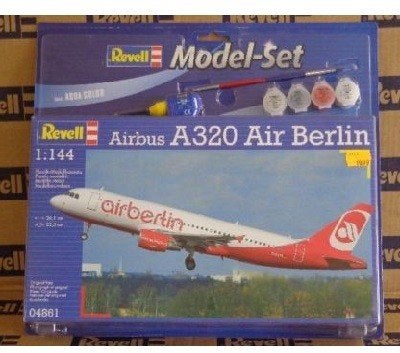 Revell 1:144 AIRBUS A320 64861 Air Berlin modelbouw, 1:72 tot 1:144, Revell, Nieuw, Ophalen of Verzenden