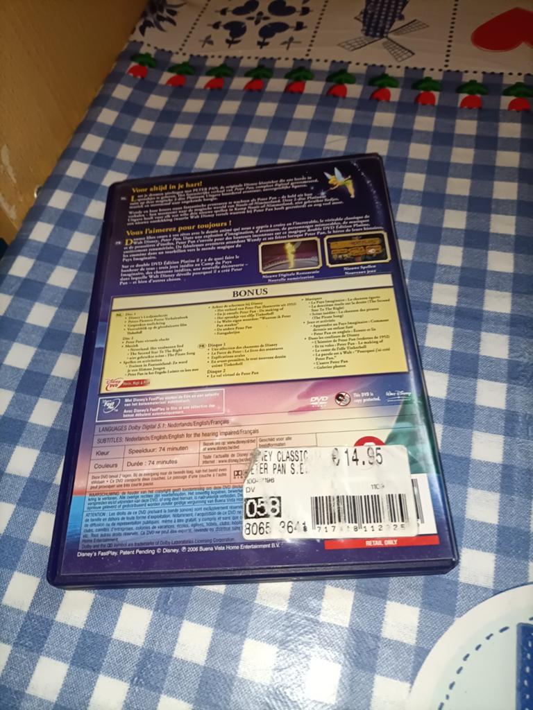 Peter Pan Platinum Edition 2-Disc DVD, Cd's en Dvd's, Avontuur, Boxset, Ophalen of Verzenden, Zo goed als nieuw