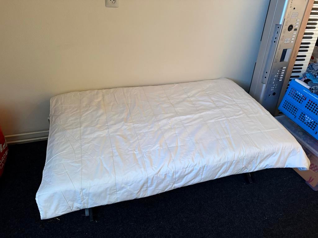 IKEA Ektorp slaapbank slaapdeel (excl. bank), Ophalen, Gebruikt, Wit, Tweepersoons