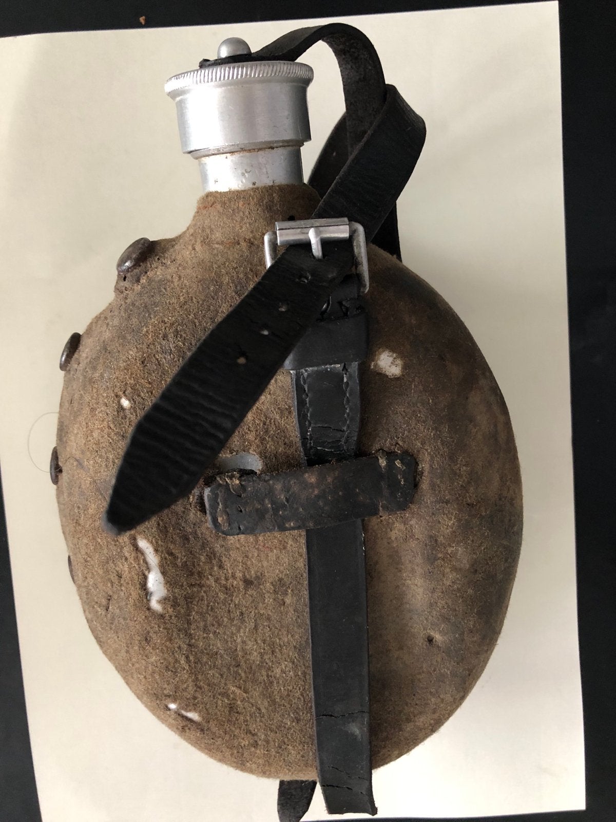 WW2 Duitse Wehrmacht veldfles WOII (CHL 39), Ophalen of Verzenden, Landmacht, Duitsland, Overige typen