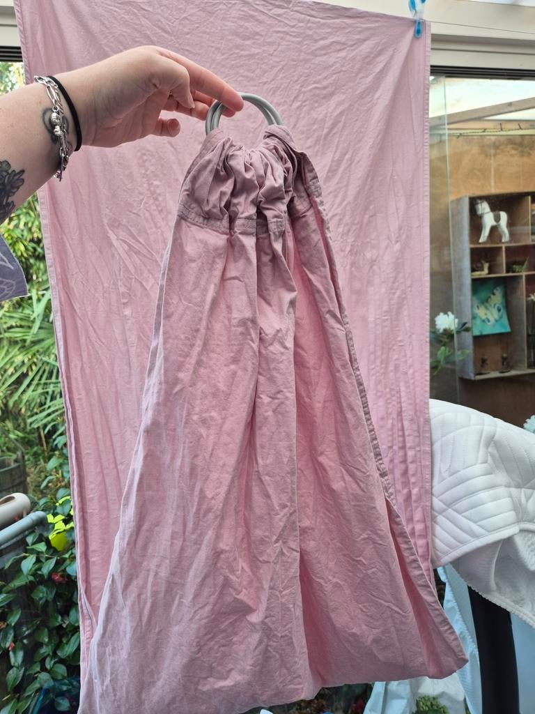 Bykay Ringsling Classic Cotton Oud Roze, Kinderen en Baby's, Babydragers en Draagdoeken, Overige merken, Zij, Draagdoek, Ophalen of Verzenden