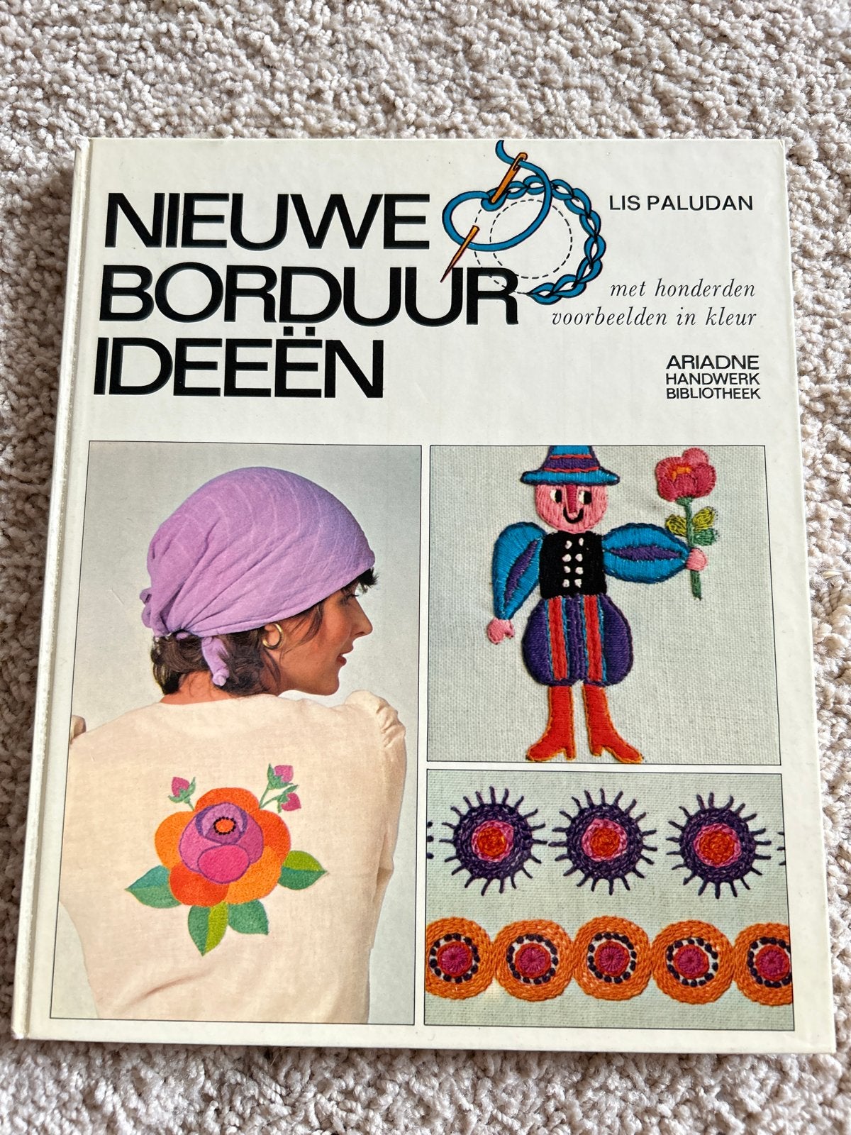 Nieuwe Borduur Ideeën - Lis Paludan - Borduurboek, Ophalen of Verzenden, Gebruikt, Handborduren, Patroon