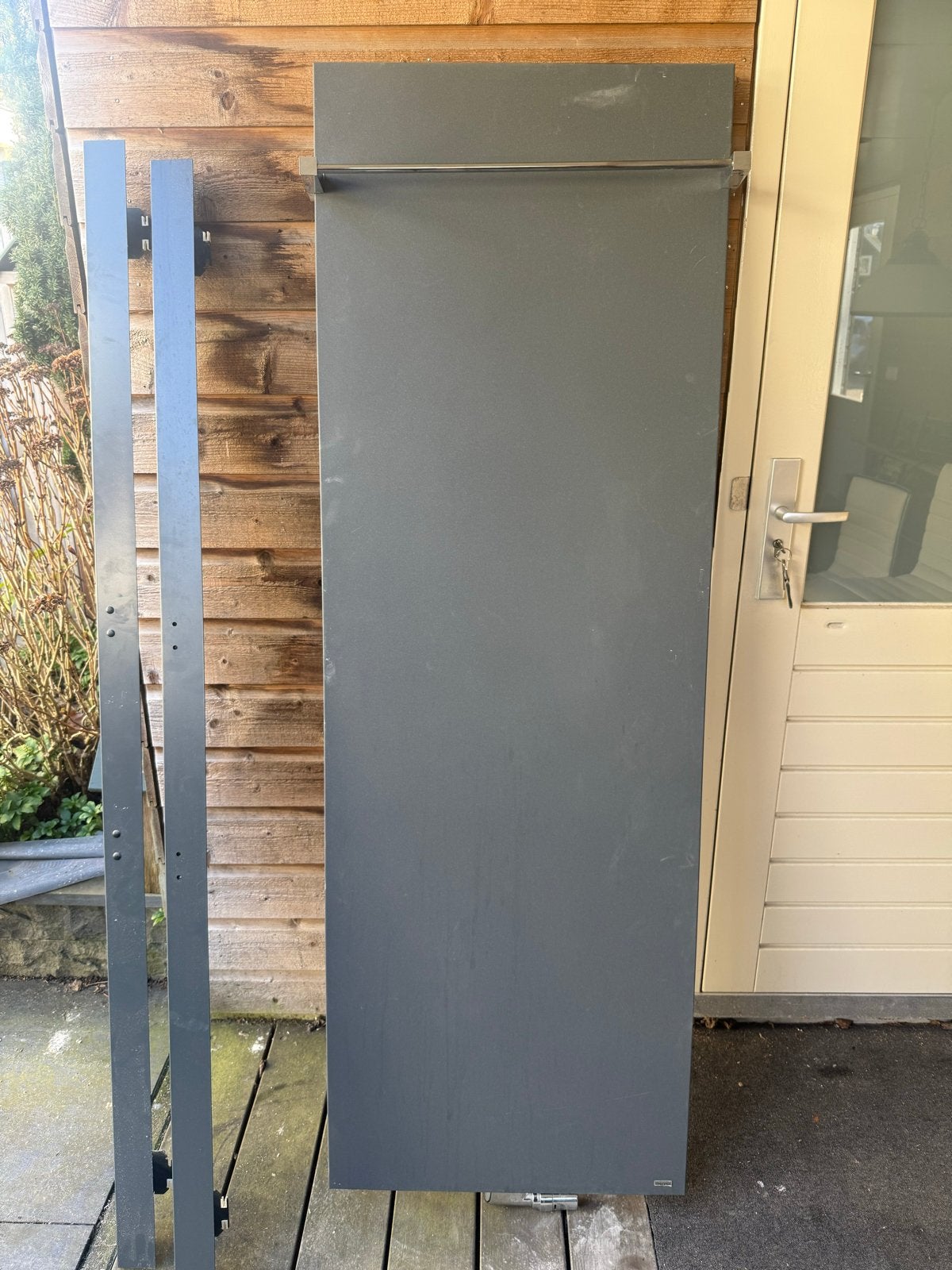 Thermic design radiator, antraciet, 180x60 cm, Ophalen, Gebruikt, Radiator, 60 tot 150 cm