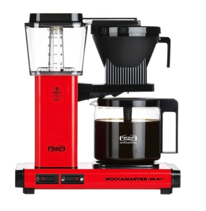 Moccamaster KBG Select Koffiezetapparaat Rood - Nieuw, Witgoed en Apparatuur, Verzenden, 10 kopjes of meer, Gemalen koffie, Koffiemachine